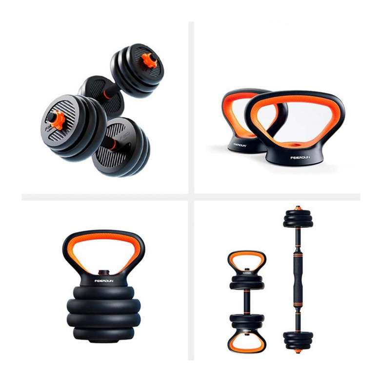 Xiaomi Fed 40 Kg Dumbbell Barbell Kettlebell Kit