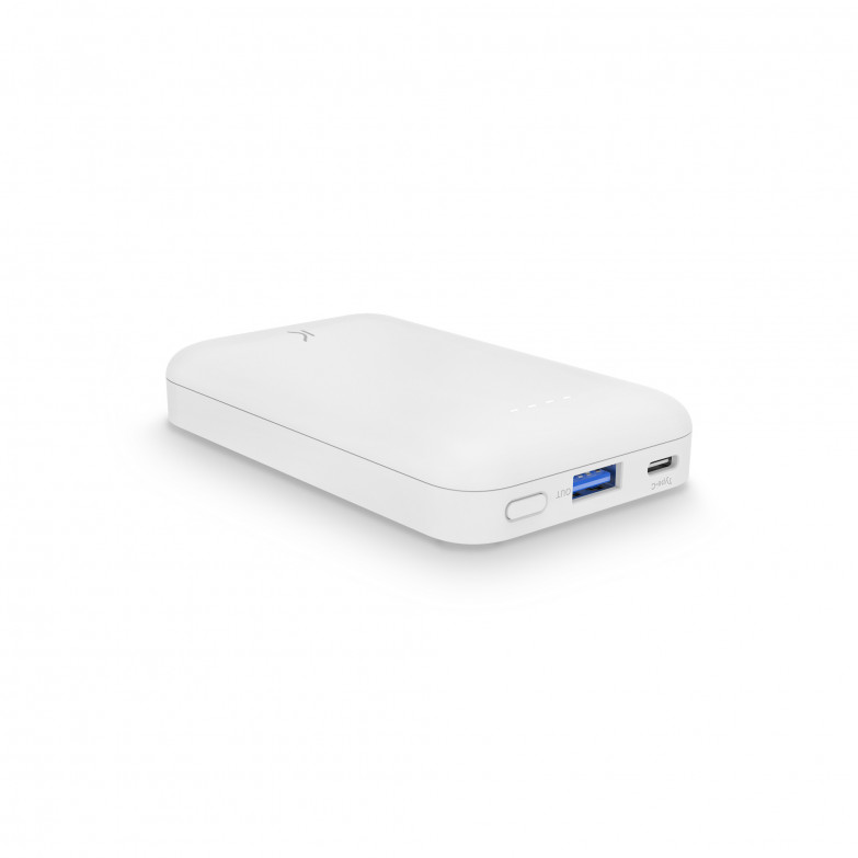 Bateria Magnetica Power Bank 5000 Mah Compatible Con MagSafe En Blanco