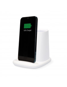 Cargador inalámbrico MagCharge Contact 15 W para iPhone 12 y post,  Compatible MagSafe, 1 m, Blanco