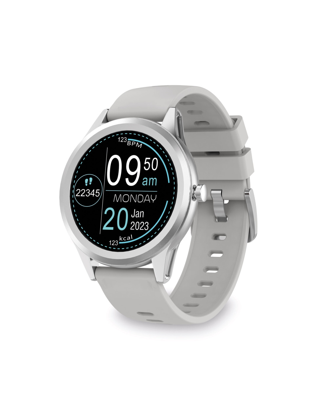 Ksix Urban 3 smartwatch, 1.69 IPS Full Touch, BT 5.2+BLE 3.0, 2d,  Monitoring, 10 sports modes, Water resistant, Pink