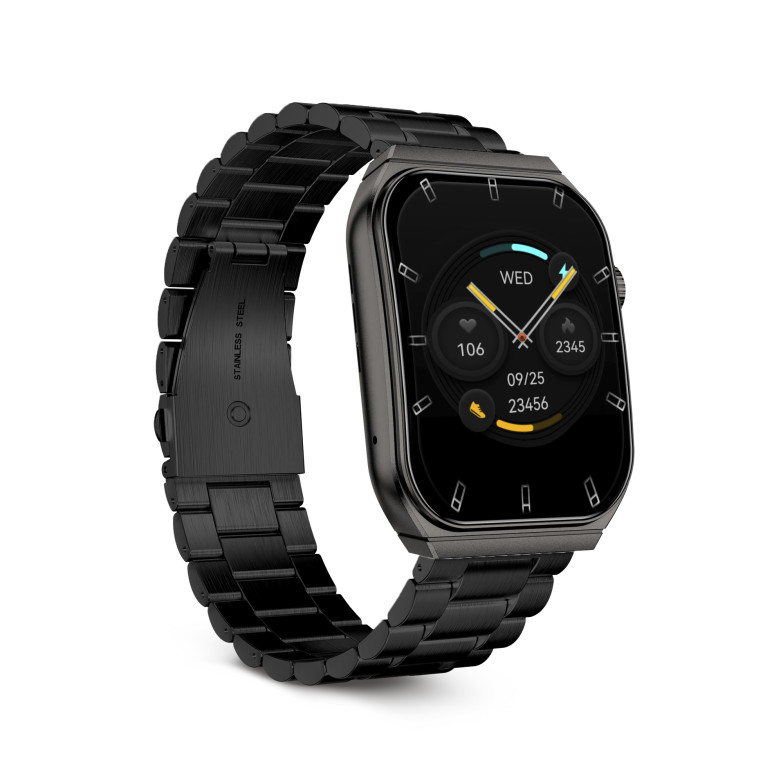 Smartwatch KSIX Olympo, Pantalla AMOLED 1,96”, 2 correas, Aut. 5 días ...