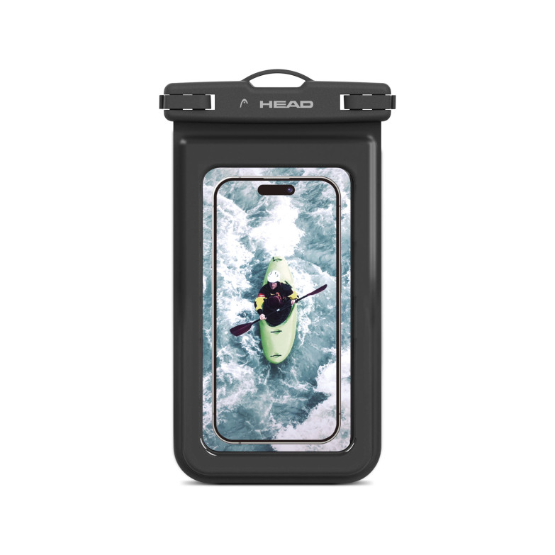 HEAD Waterproof Floating Pouch IPX8 floating waterproof case mobile up to 6.8 inches universal black white